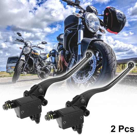 2 x Front Motorcycle Brake Master Cylinder Pump Lever for Yamaha Virago 750