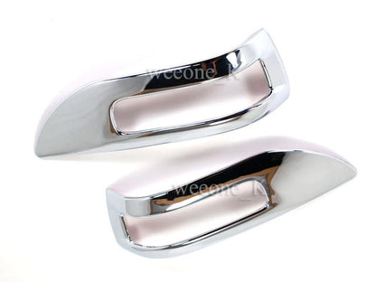 Chrome Mirror Covers with LED Signals for Toyota Hilux MK7 Fortuner (2012-2014)