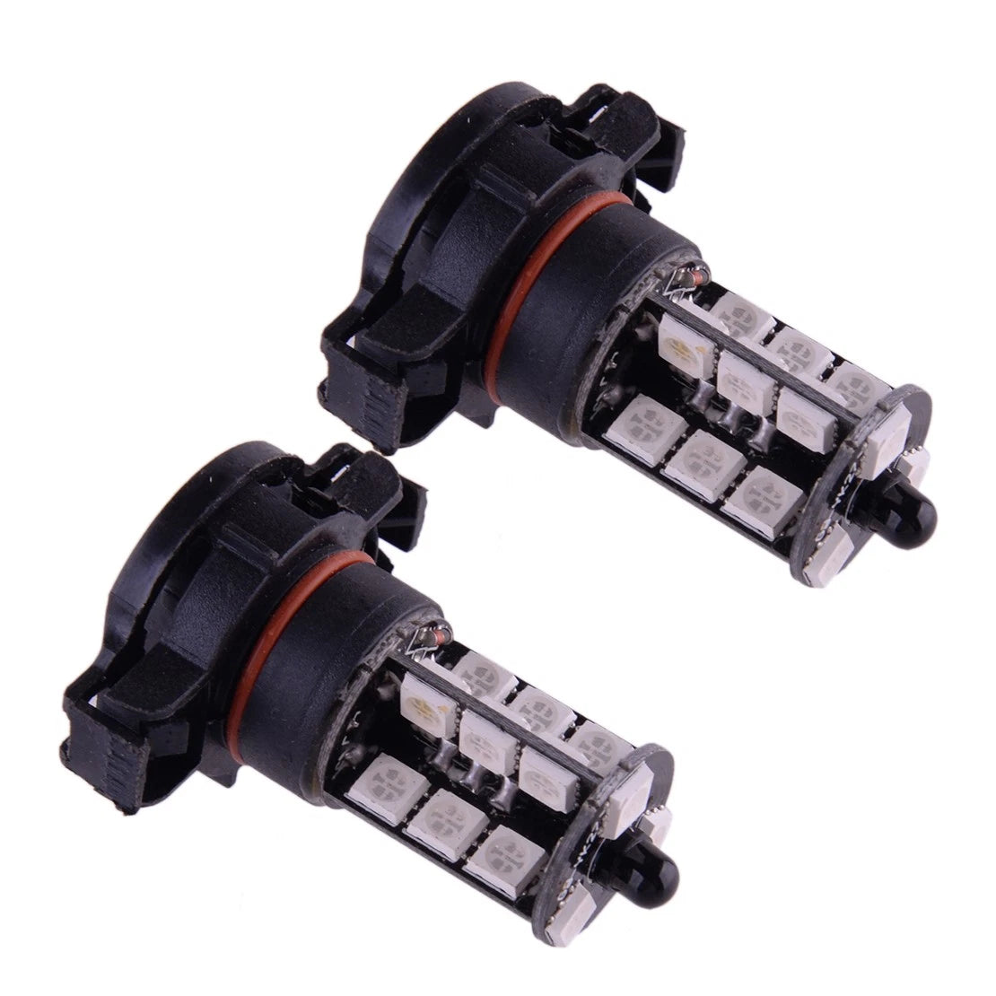 Wireless LED Fog Light Bulbs RGB 5050 27SMD for Sierra 1500 Yukon XL (2007-2014)
