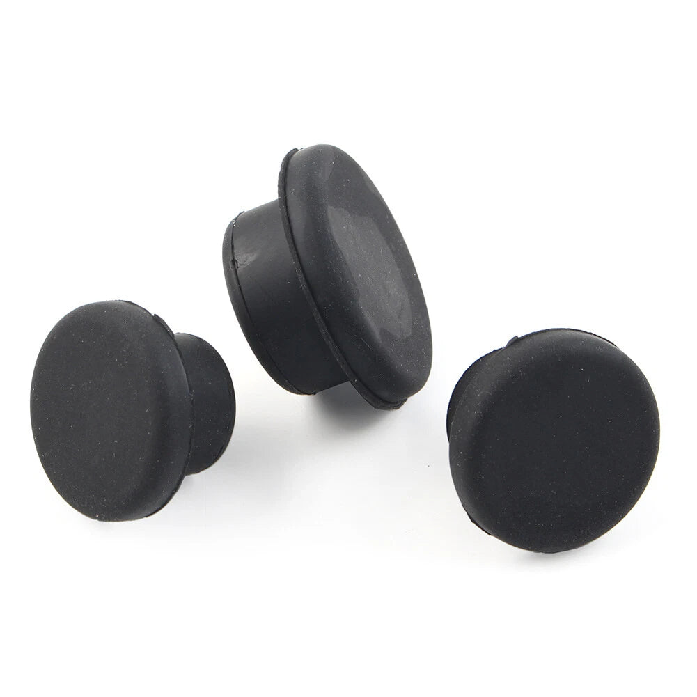 3 x Black Tailgate Rubber Dust Plugs for Jeep Wrangler JL (2018 - Present)