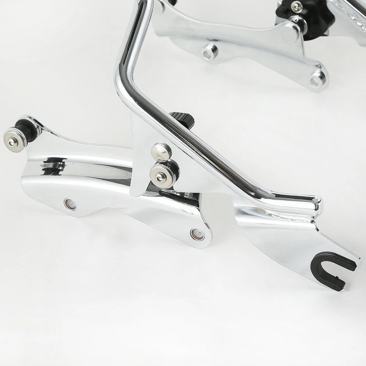 4 Point Docking Hardware Backrest Sissy Bar for Harley Touring FLHT (14-23)