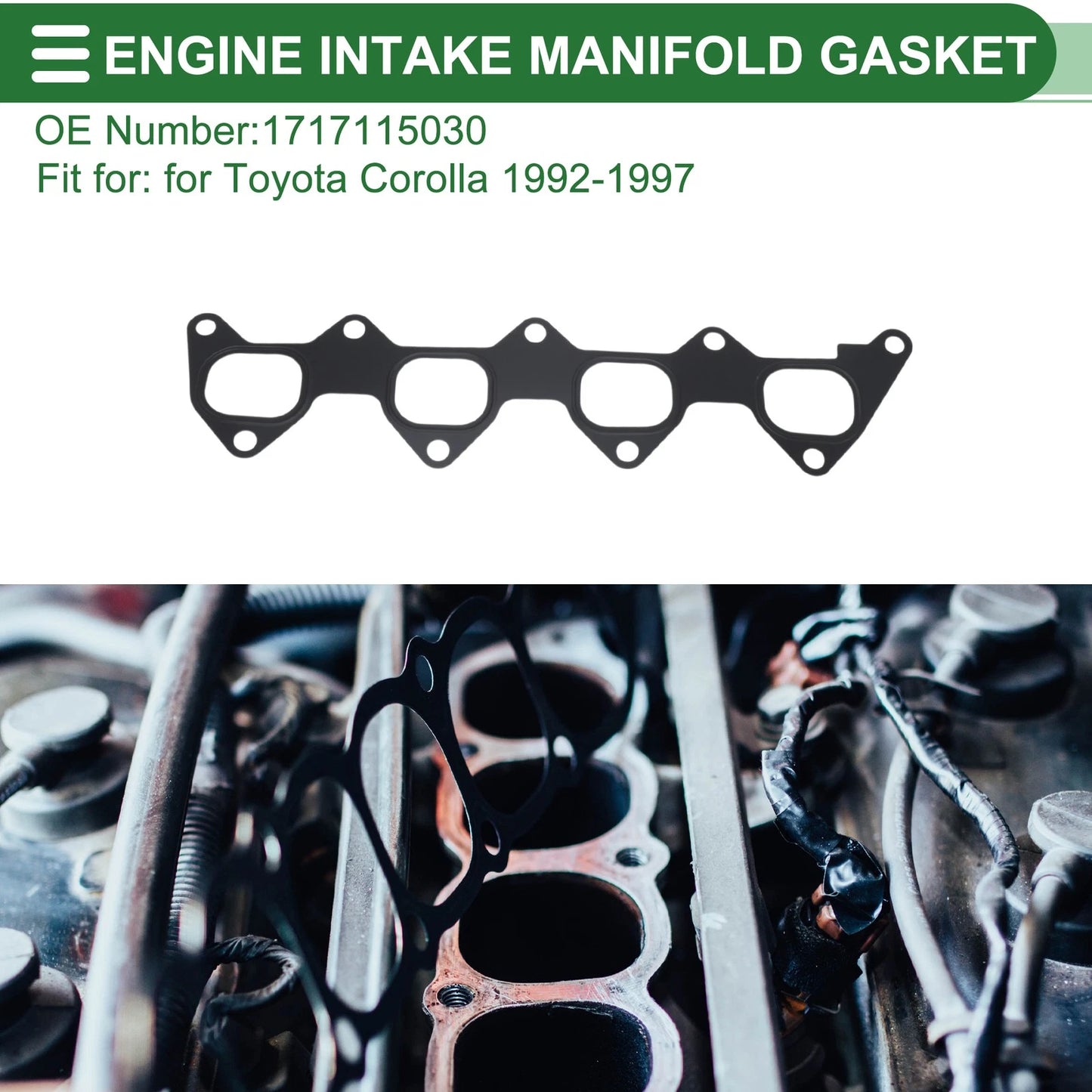 Intake Manifold Gasket for Toyota Corolla (1992-1997)