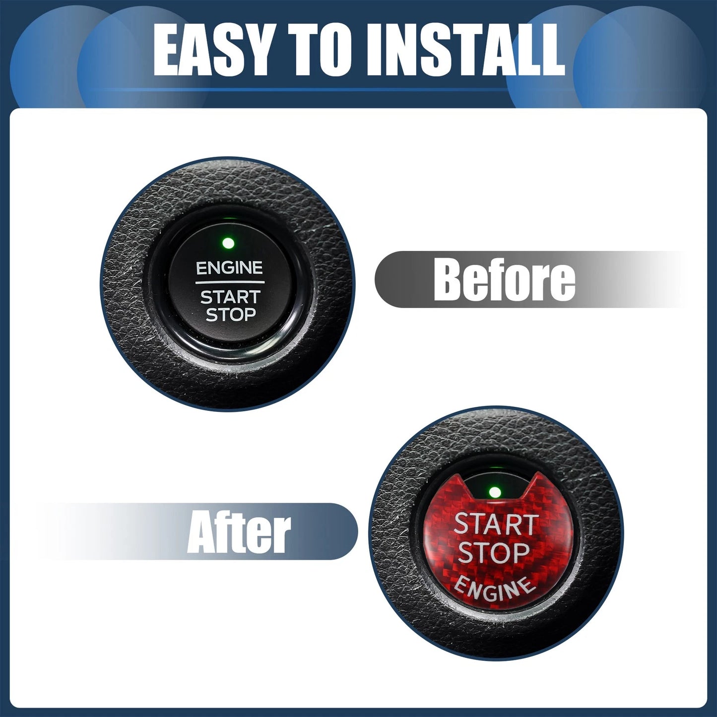 Engine Start Stop Button Cover for Nissan (2015-2023)