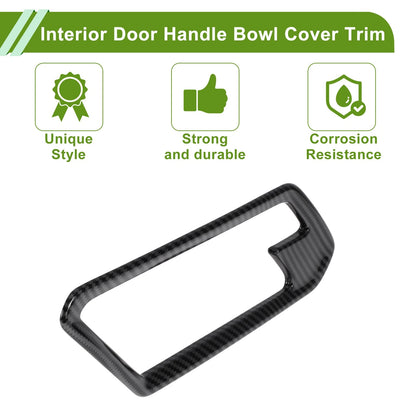 4 x Interior Door Handle Bowl Cover Trim ABS for Chevrolet Colorado (2023-2025)