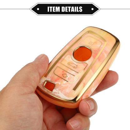 4 Button Remote Key Fob Cover Shell for BMW 2 Series, 3 Series, X4 (2014-2023)
