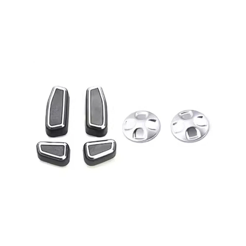 Seat Adjustment Button Switch Trim Silver for Jeep Grand Cherokee (2011–2024)