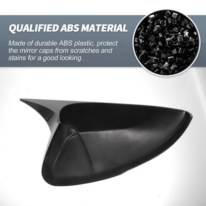 Rearview Mirror Cover Overlay Gloss Black for Honda Accord (2018-2020)
