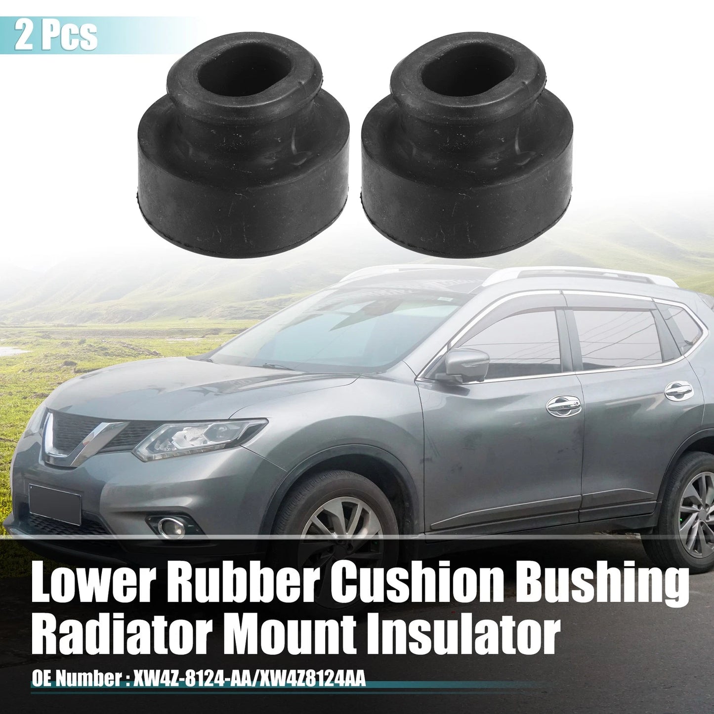 2 x Radiator Mount Insulators for Ford Thunderbird (2002-2005)