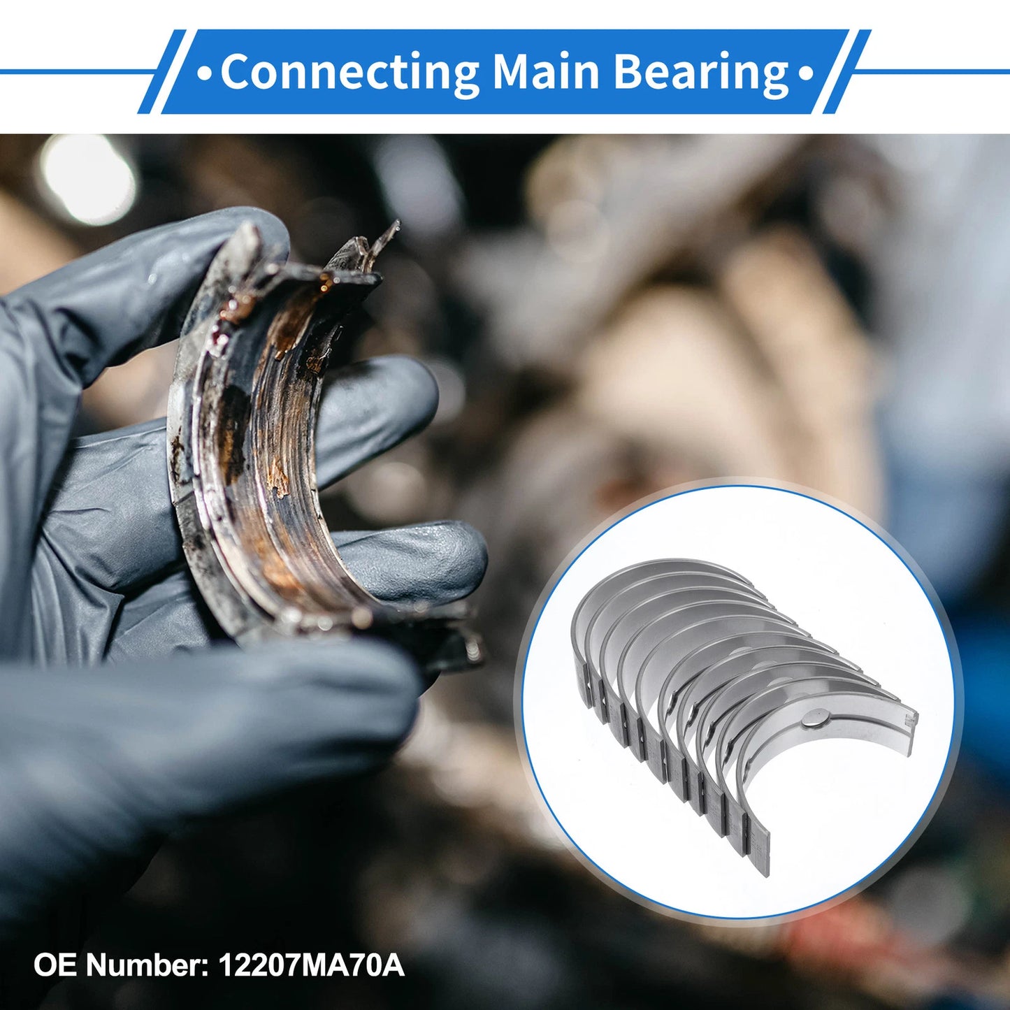 Main Bearing Set for Nissan Navara D22 Pick Up (1999-2012)