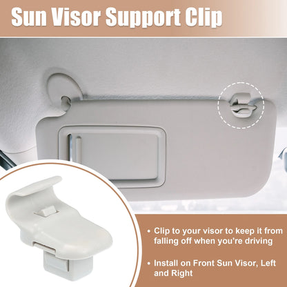 Gray Sun Visor Support Clip for Mazda 3 (2004-2009)