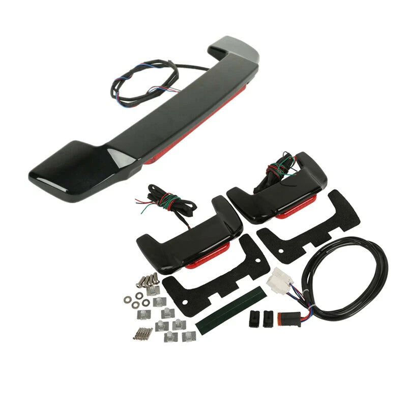 Saddlebag Lid Brake Light Spoilers for Harley-Davidson Road Glide (1997-2013)
