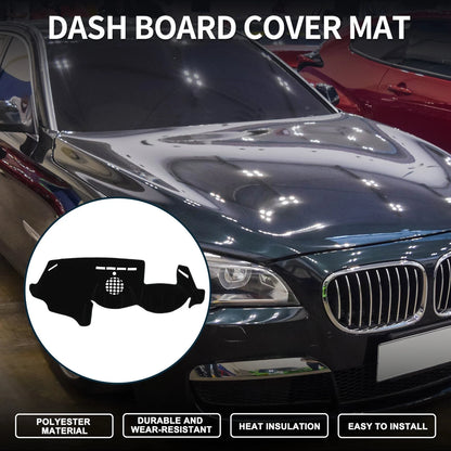 Dashboard Cover Mat for BMW 6 Series 2003-2010 Sun Protector Pad Black