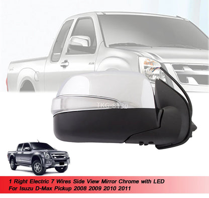 Right Power Mirror with Turn Signal for Isuzu D-Max (2008-2011)
