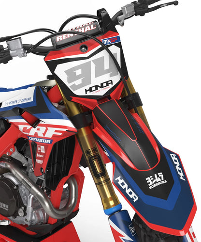 Custom Graphics Full Kit Stickers for Honda CRF 110 (2019-2021)