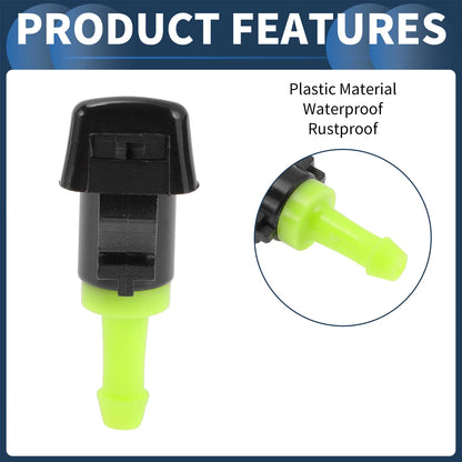 1x Front Windshield Washer Nozzles for Chrysler Town & Country