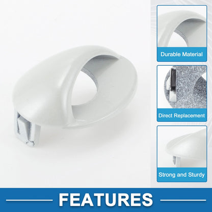 Bumper Headlight Washer Nozzle Cover Cap for BMW M3 (2008-2013) White