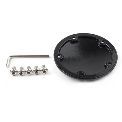 Black Timer Points Cover for Harley Twin Cam Softail Dyna (2000-2017)