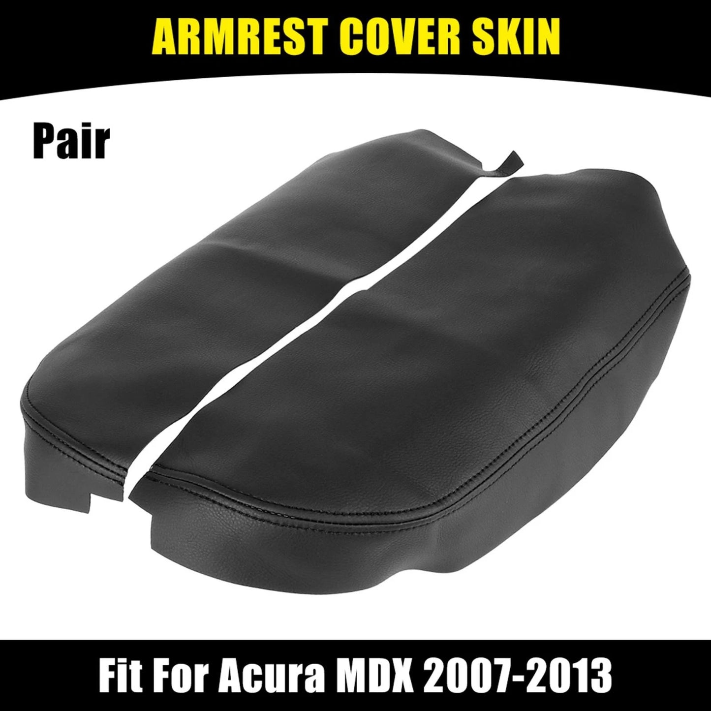 1 Pair Console Lid Armrest Cover Protector for Acura MDX (2007-2013)
