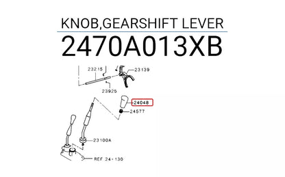 Manual Gear Knob for Mitsubishi L200 Triton (2005-2014)