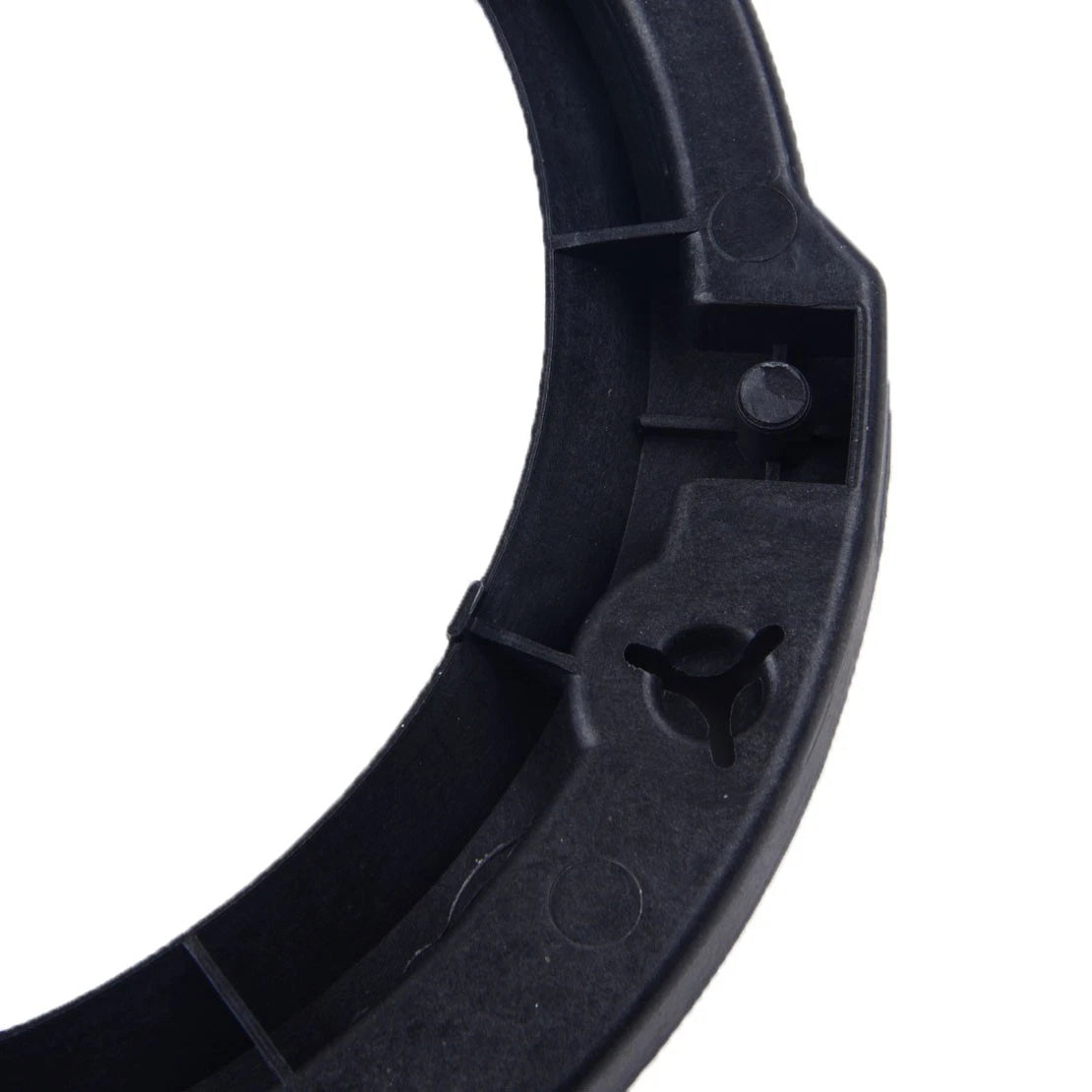 2 x Black Round Headlight Mounting Rings for Jeep Wrangler JK (2007-2018)