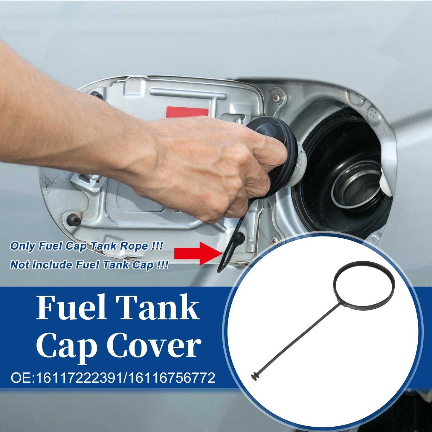 5 x Fuel Tank Cap Tether for BMW X6 (2008-2018)