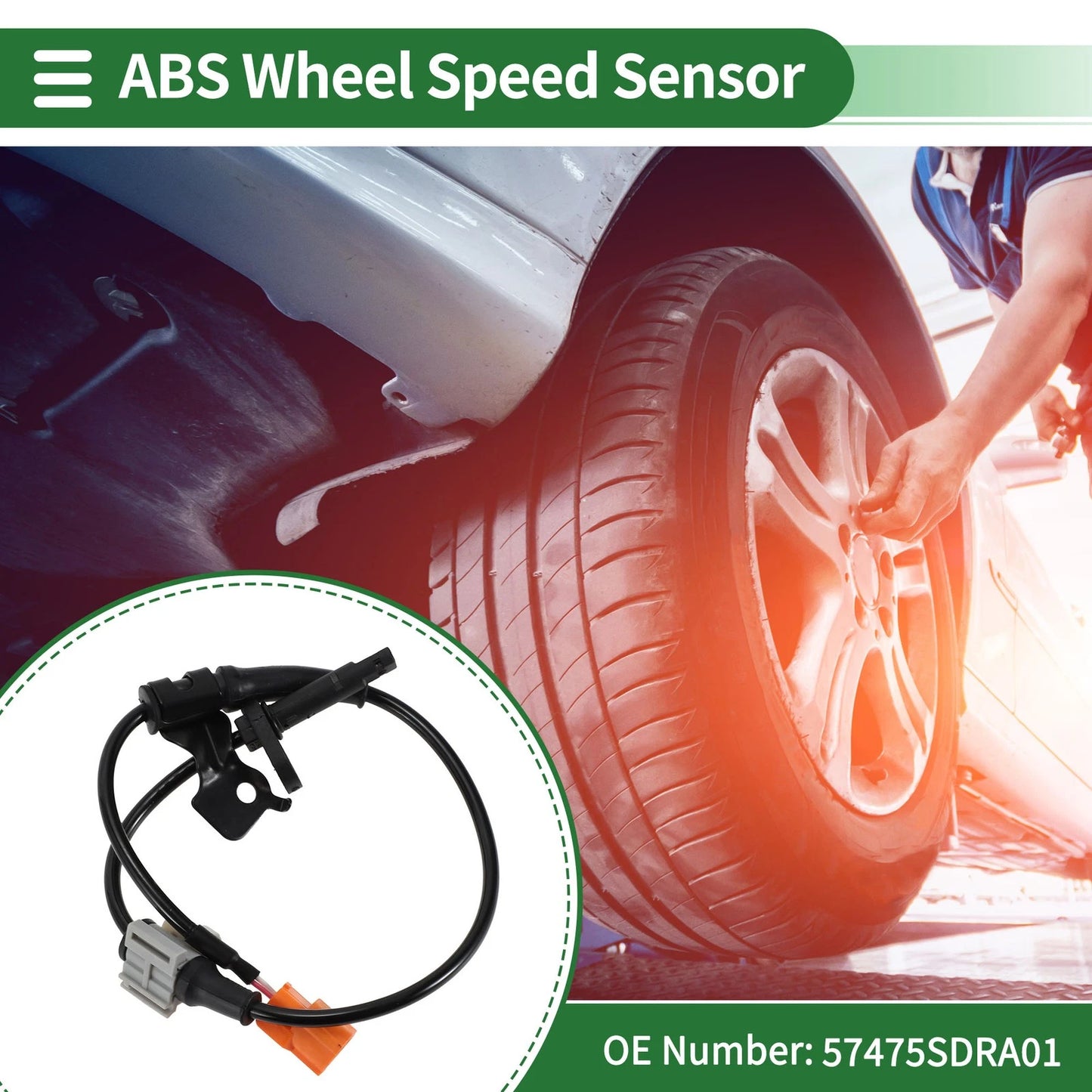 ABS Wheel Speed Sensor for Honda Accord Hybrid (2005-2007)