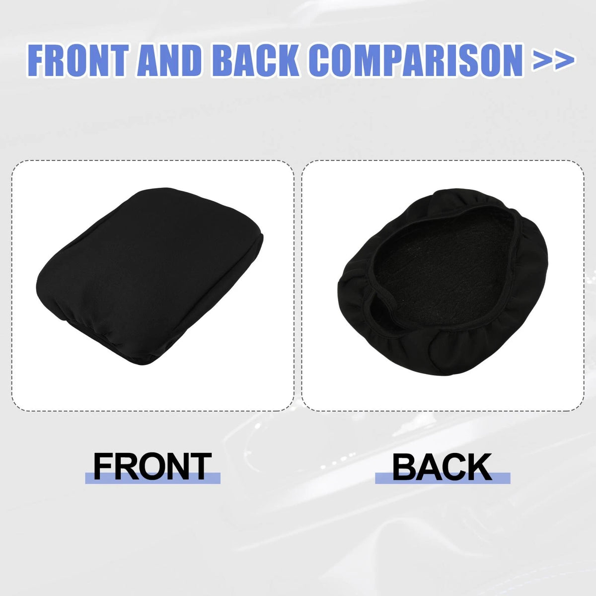 Neoprene Car Armrest Protector Cover for Toyota Tacoma (2016-2022) Black