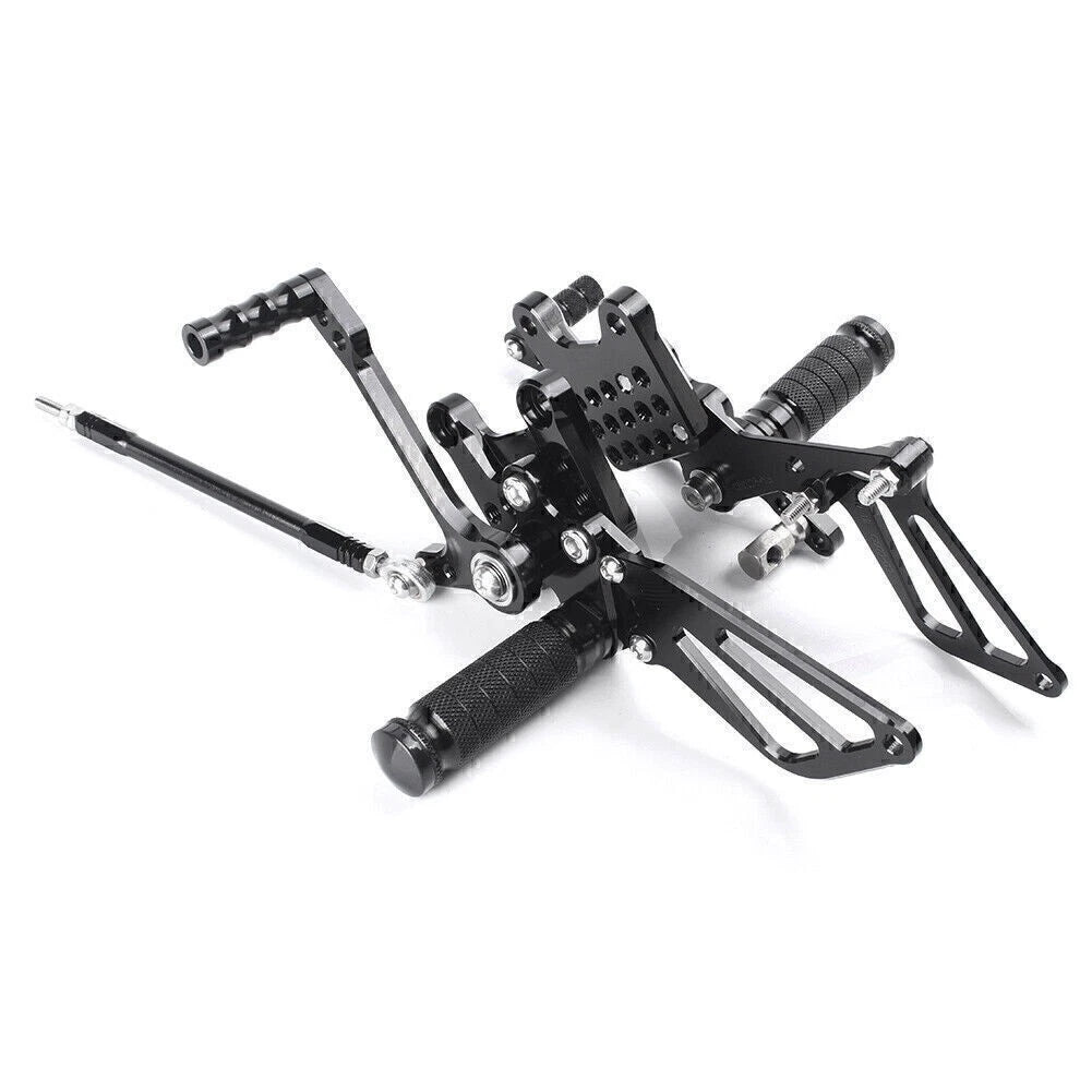 Rearsets Foot Pegs for Suzuki GSXR1000 (00-04), GSXR600/750 (96-05) Black