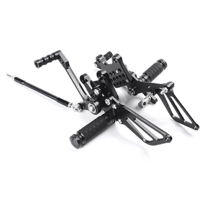 Rearsets Foot Pegs for Suzuki GSXR1000 (00-04), GSXR600/750 (96-05) Black