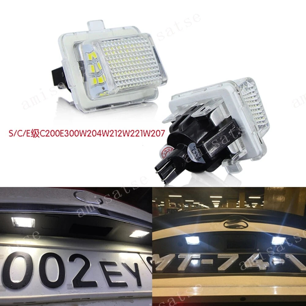 LED License Plate Light for Mercedes-Benz W204/W212/W216/W221/W207 (2007-2015)