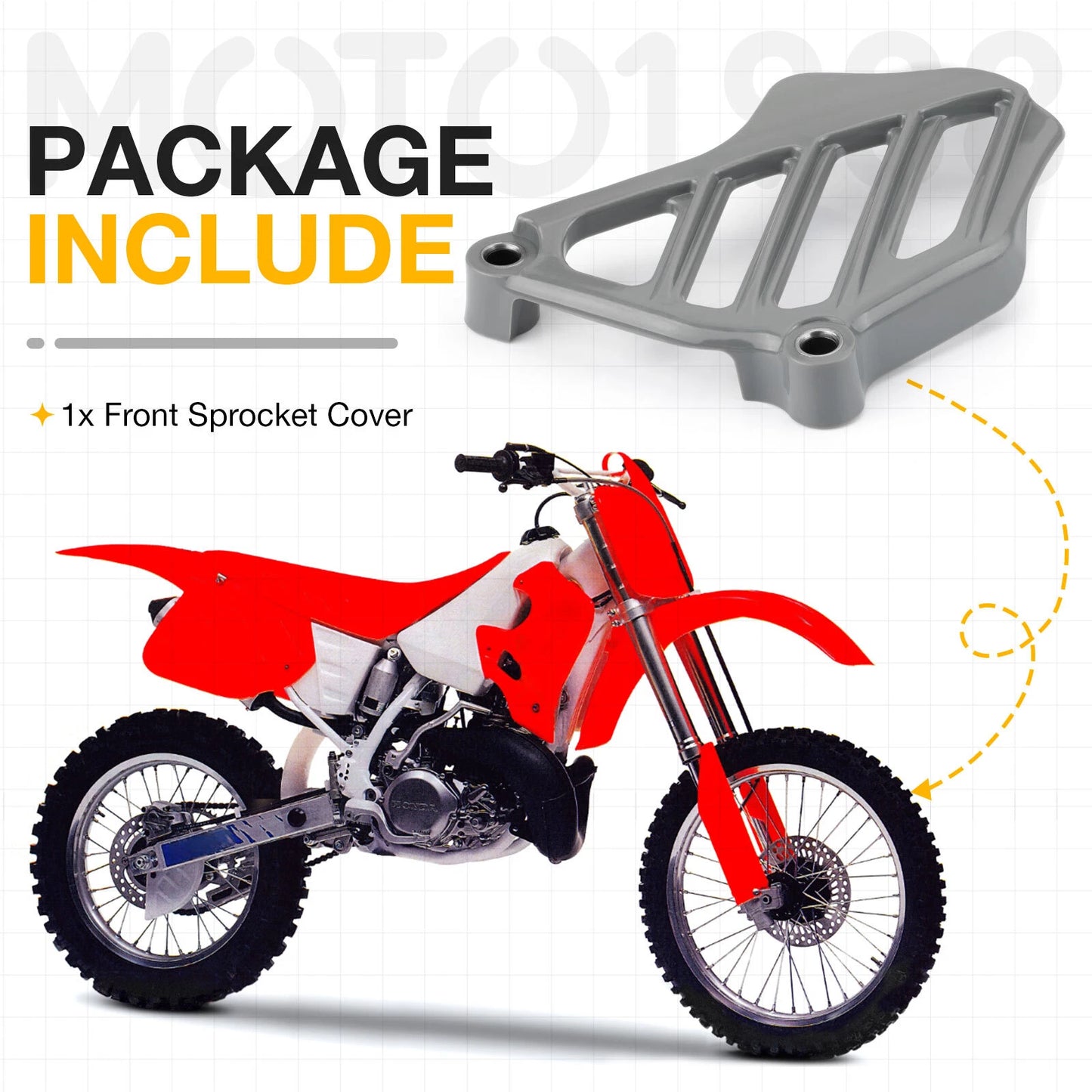 Drive Sprocket Cover Guard for Honda CR250R/CR500R (1992-2007)