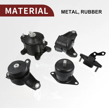 Trans Mount Set 2.4L for Honda Accord & Acura TSX 1 Set (2008-2012)