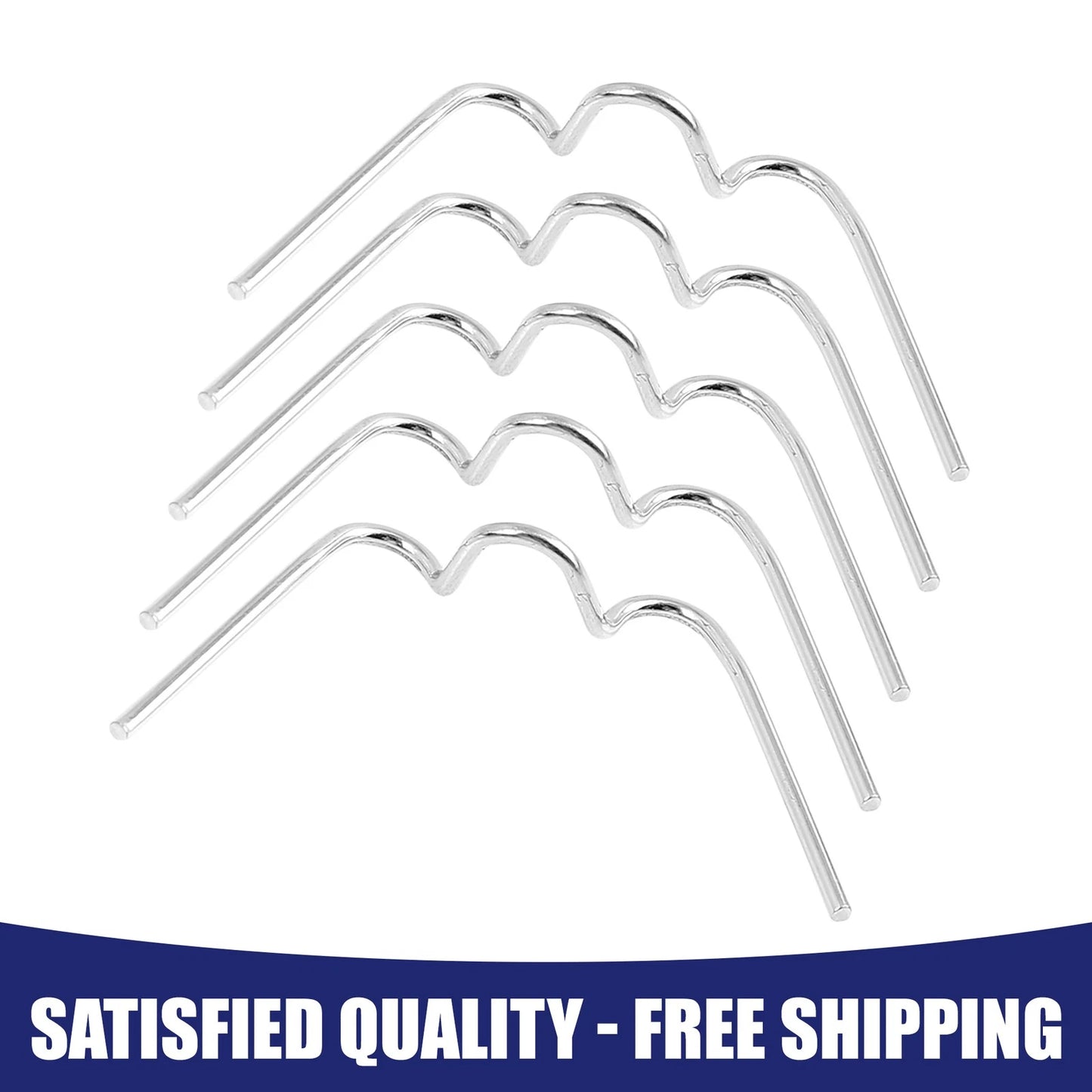 Spring Clip Item of 5 for Motorcycle Round Headlight Steel Universal