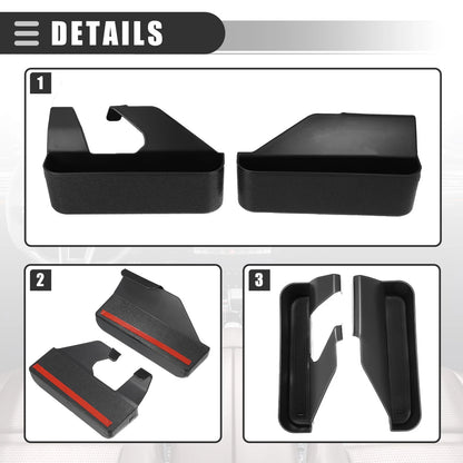 Center Console Organizer Storage Box Tray for Ford Bronco (2021-2022)  ABS Black