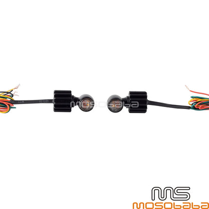 Super Mini Rear LED Turn Signals for Harley, Honda, Yamaha, Suzuki, Kawasaki