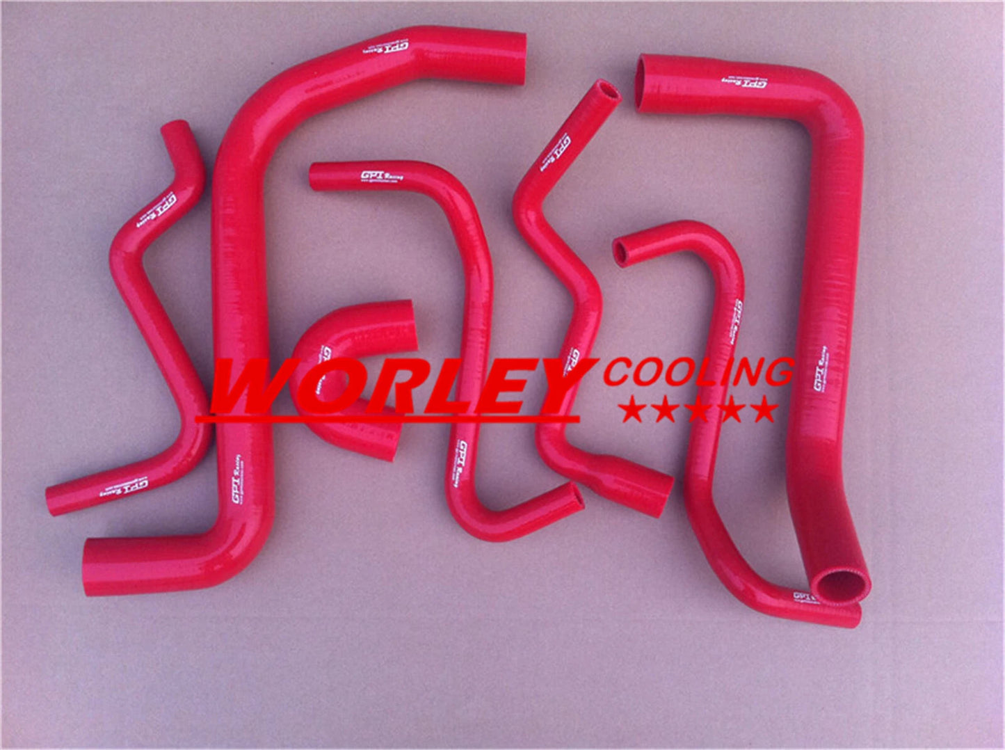 RED silicone hose for HOLDEN Commodore VY V6, Statesman WK V6 (2002-2004)