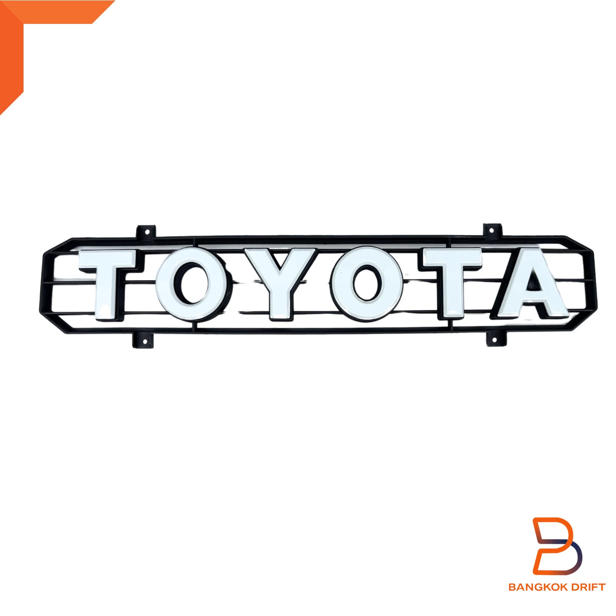 Tundra Style Front Grille White Letter for Toyota Hilux Ute SR5 (2018-2020)