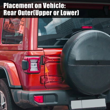 Rear Outer Lower Tailgate Tire Bracket Cover for Jeep Wrangler (2007-2018)
