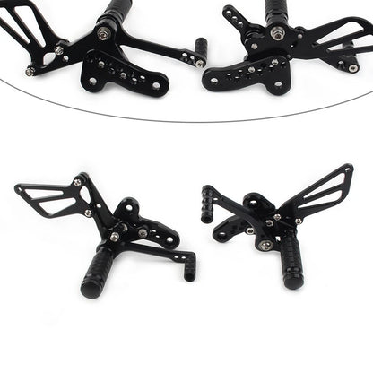 Moto Rear Set Foot Pegs for Suzuki Hayabusa GSX1300R (1999-2008) Black