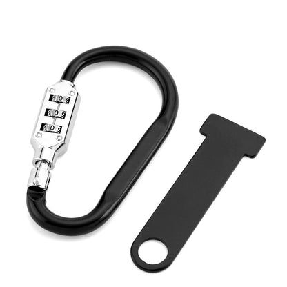 3-Digit Combination Lock with T-Bar Tool for Universal Motorcycle Helmet