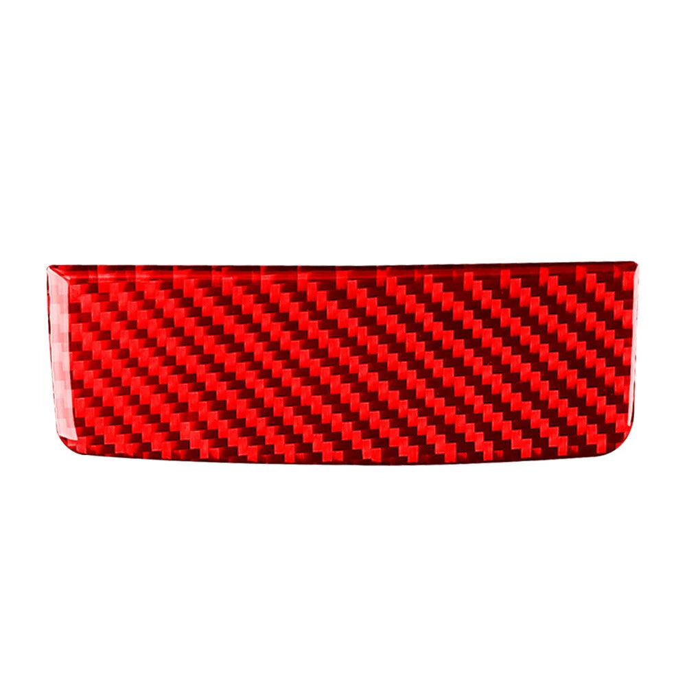 Carbon Fiber Red Rear Console Panel Cover Trim for Subaru WRX STI (2015-2021)