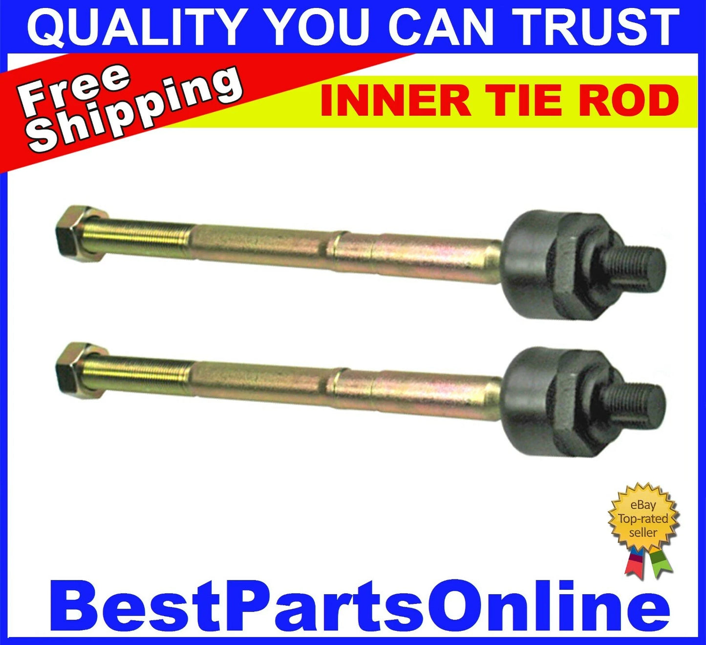 2 x Steering Inner Tie Rod End for Dodge Nitro / Jeep Liberty (07–11)