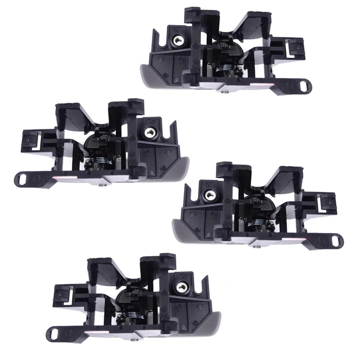 Interior Door Handle Gray Set 4 Fits Nissan Navara D40 4D Pickup UTE 2005-14 D06