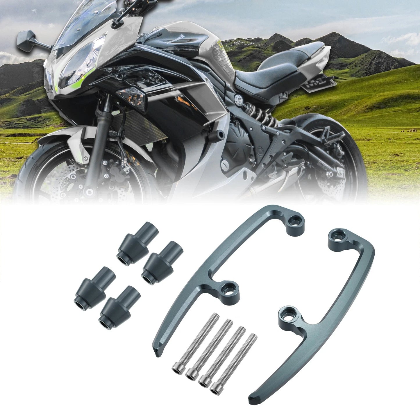 1 x Rear Seat Rail Handle for Kawasaki Z650 (2017–2022)
