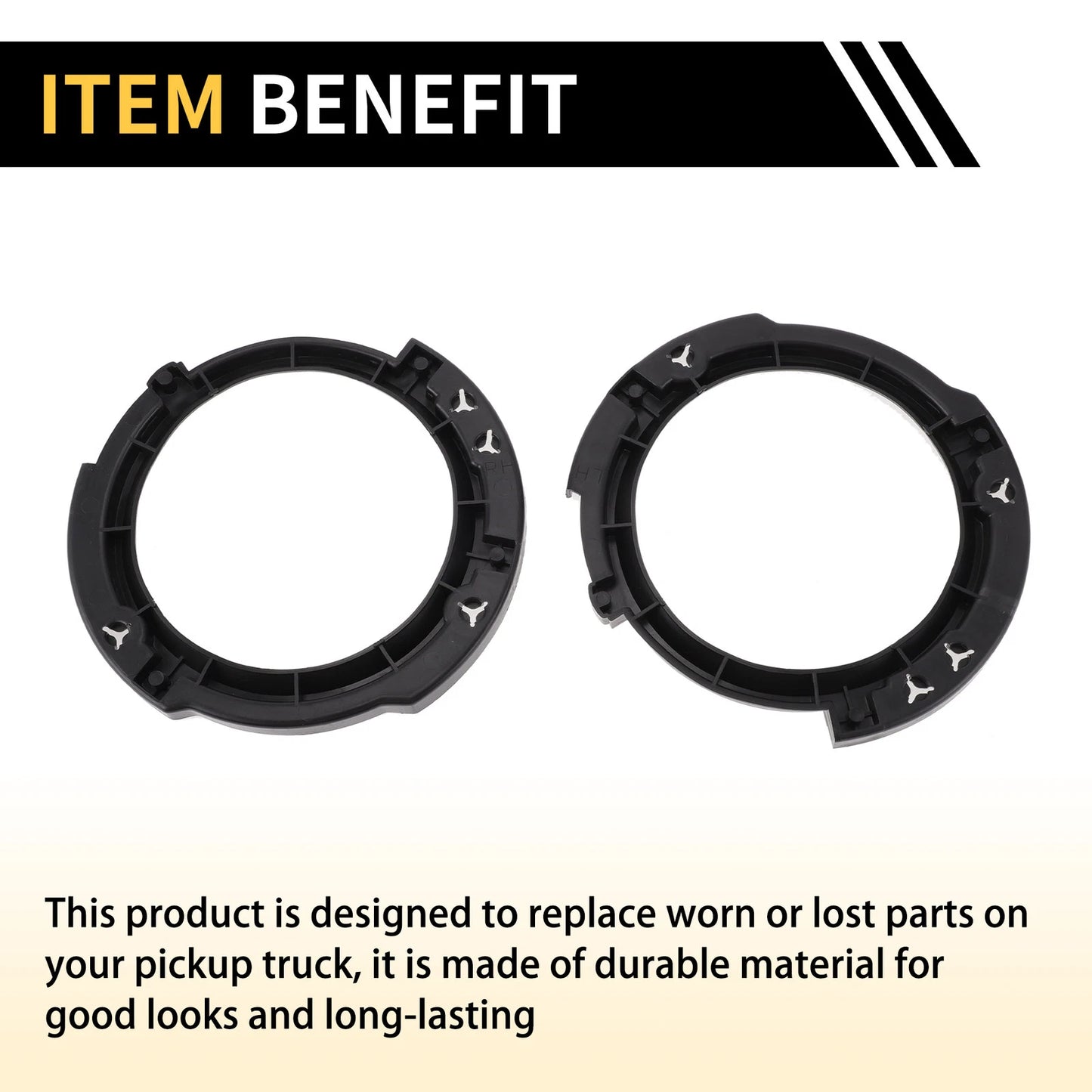7 Inch Round Headlight Mount Bracket for Jeep Wrangler JK (2007-2017)