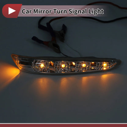 Right Mirror Turn Signal Light for Hyundai Sonata 2009-2014 Gray Clear Plastic