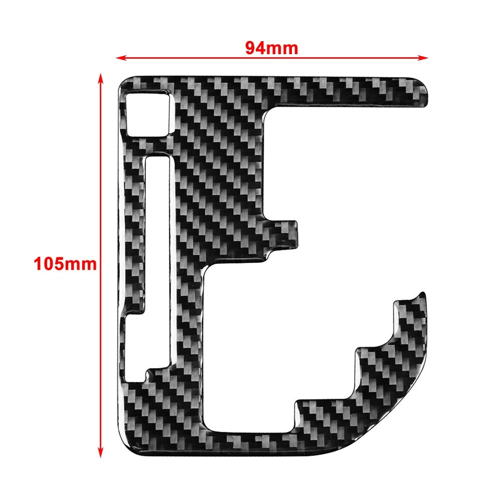 Carbon Fiber Interior Gear Shift Panel Cover Trim for Toyota Tundra (2014-2021)