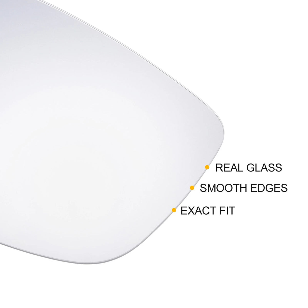 Heated Right Side Mirror Glass w/ Backing Plate for Mazda CX-5, CX-3 (16-20)