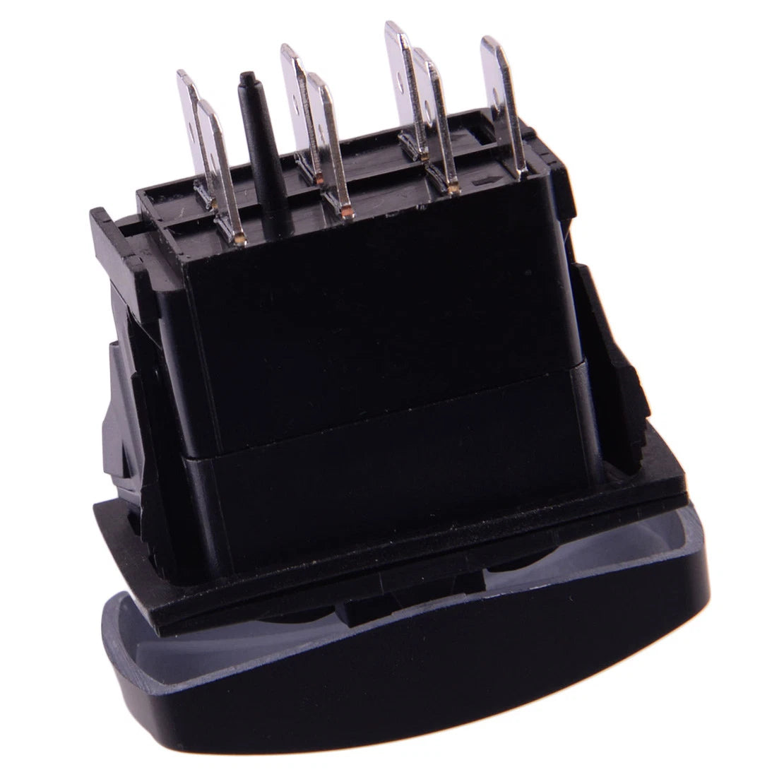 7PIN Blue LED Rocker Toggle Switch for Winch In/Out 12V-24V