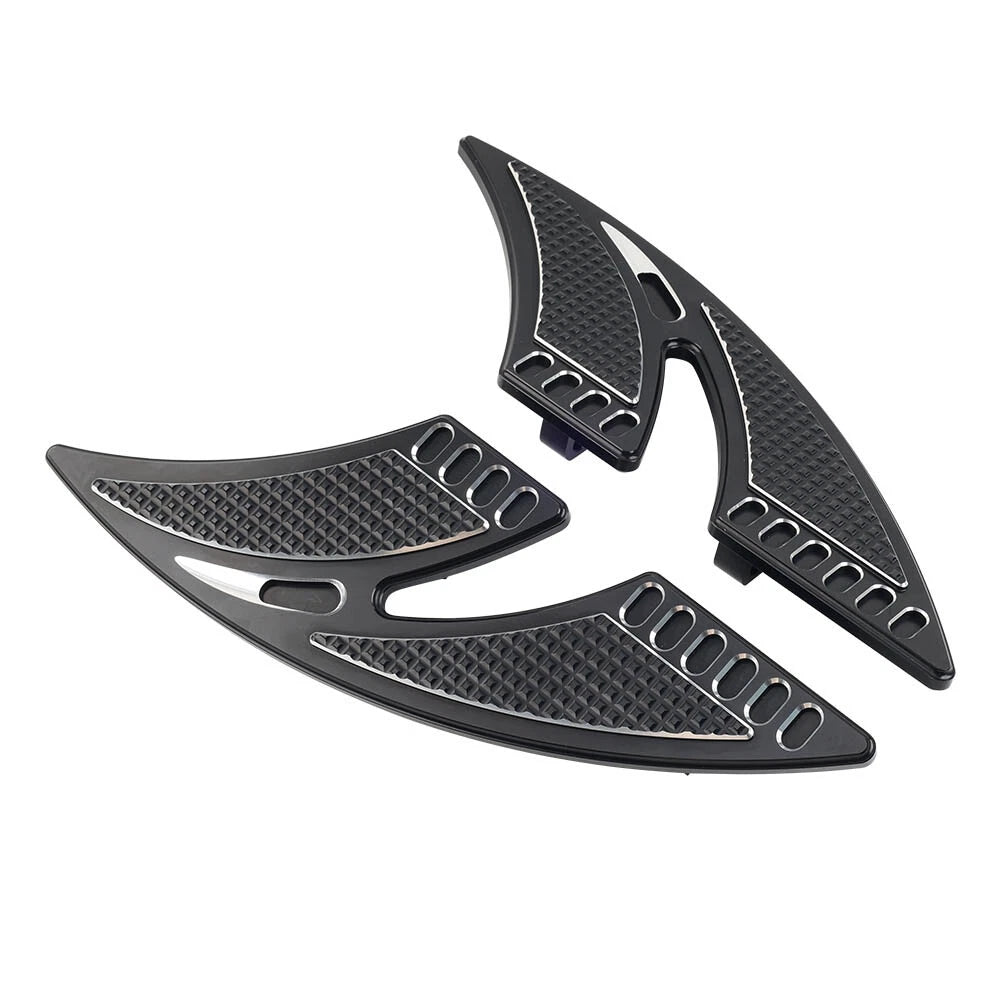 Cut Rear Floorboards Footpegs 2 x Aluminum for Harley Touring Models (93-Current)